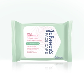 Daily Essentials Clear Skin Facial Cleansing Wipes for Combination Skin product image