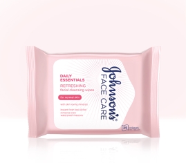Daily Essentials Refreshing Facial Cleansing Wipes for Normal Skin product image